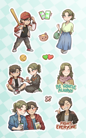 Kiss It Goodbye - Sticker Sheet