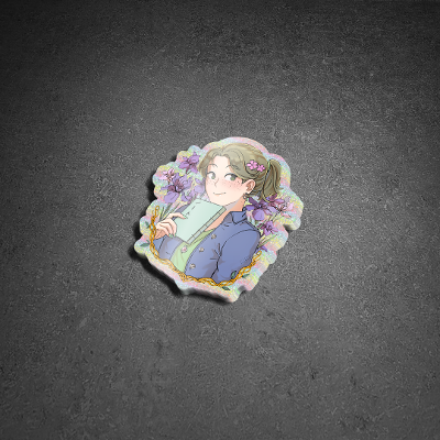 Kiss It Goodbye - Yukumi Glitter Sticker