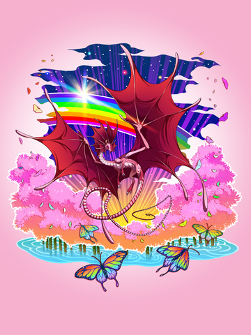 Back to School Fae Print from Flight Rising - Webcomic Merchandise