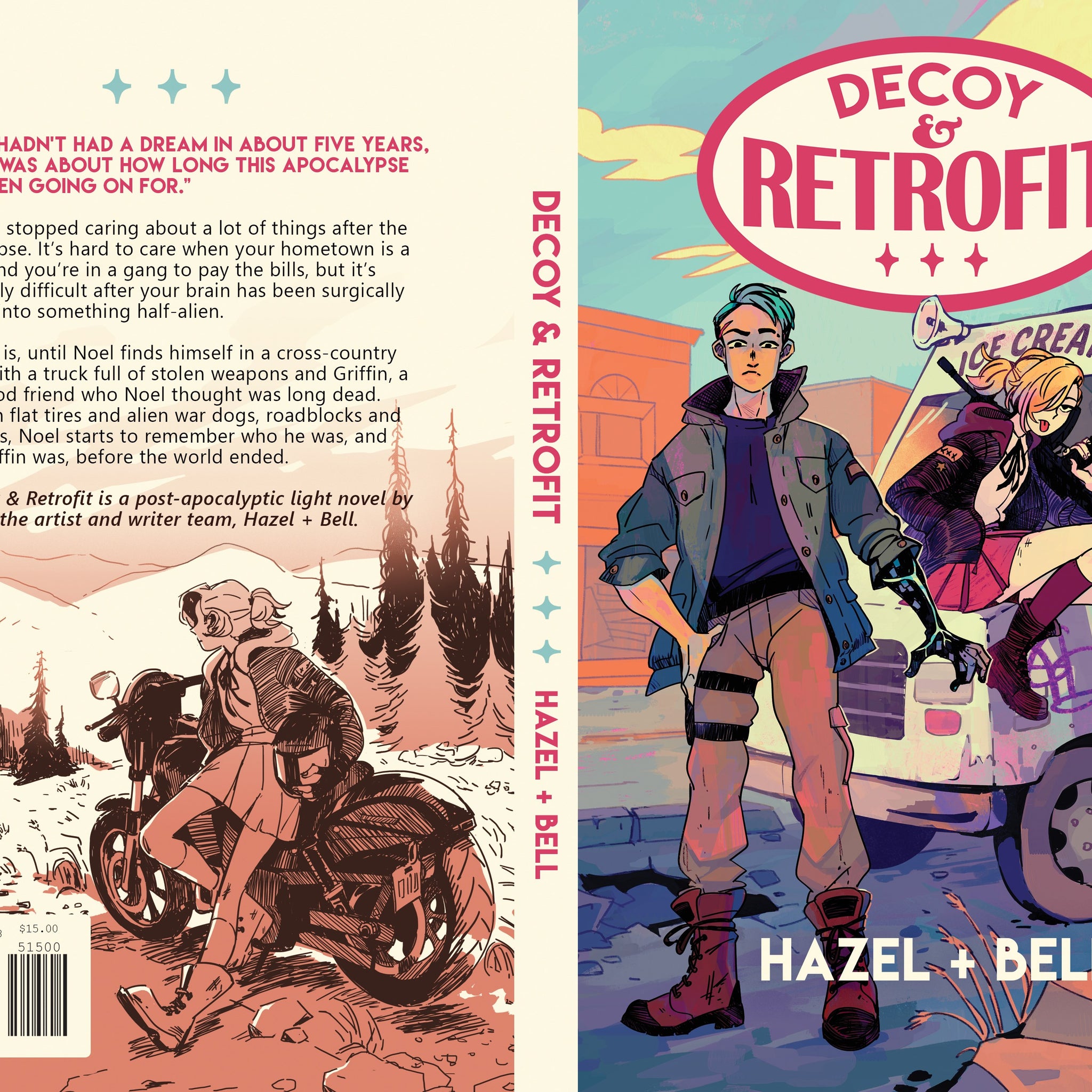 Decoy and Retrofit from Sparkler - Webcomic Merchandise 