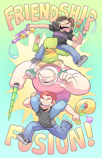 Paranatural - Friendship Fusion print from Paranatural - Webcomic Merchandise