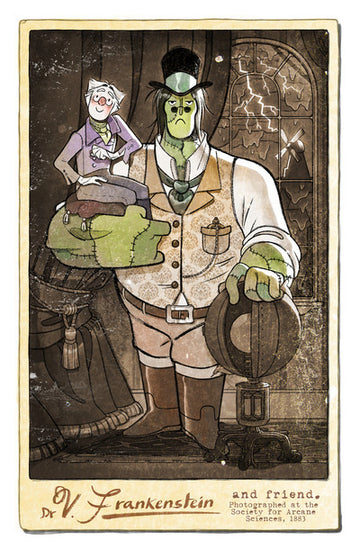 Frankenstein (and Friend) print