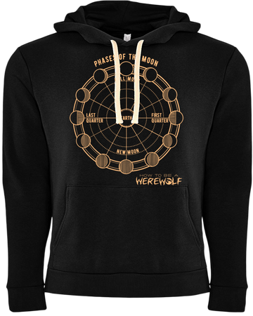 HTBAW - Phases of the Moon Hoodie Dark