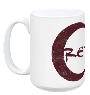 Red Moon Cafe Mug from How To Be a Werewolf - Webcomic Merchandise 