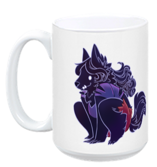 Malaya Werewolf Mug from How To Be a Werewolf - Webcomic Merchandise 