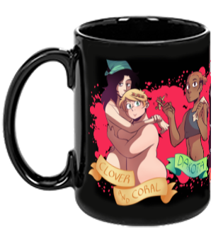 Rock Cocks Ribbon Mug from Rock Cocks - Webcomic Merchandise 