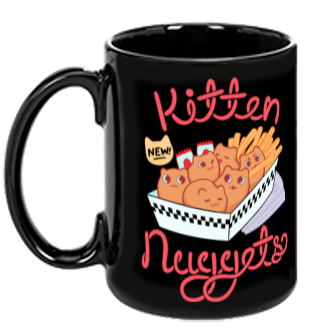Kitten Nuggets mug from The Weave - Webcomic Merchandise