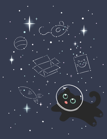 Catstronaut from The Weave - Webcomic Merchandise