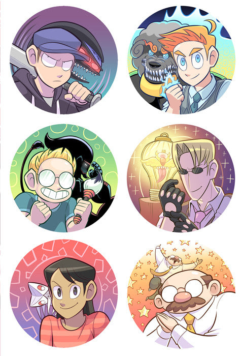 Paranatural Sticker Sheet from Paranatural - Webcomic Merchandise