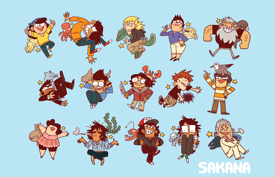 Sakana - 2015 Poster from Sakana - Webcomic Merchandise 