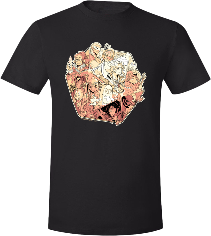 DND Tee from Hiveworks - Webcomic Merchandise