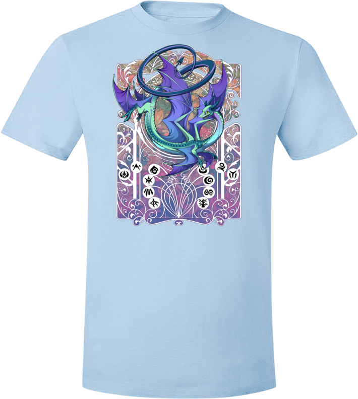 Spiral Nouveau Tee (Unisex) from Flight Rising - Webcomic Merchandise