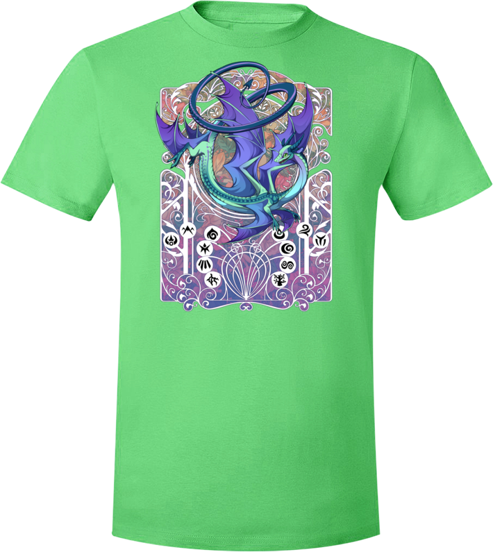 Spiral Nouveau Tee (Unisex) from Flight Rising - Webcomic Merchandise