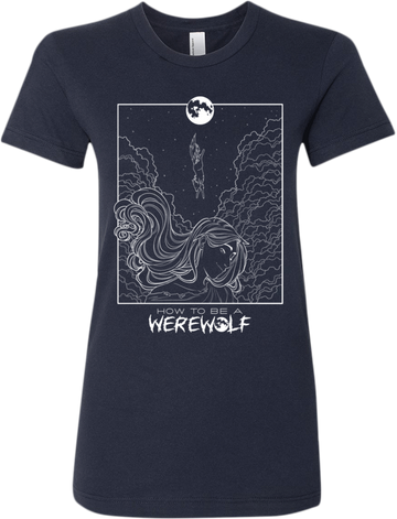 Malaya's Werewolf Headspace T-Shirt (Women's, Dark)