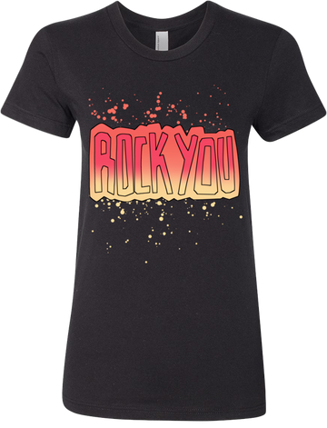 Rock You Tee (Women's) from Rock Cocks - Webcomic Merchandise 