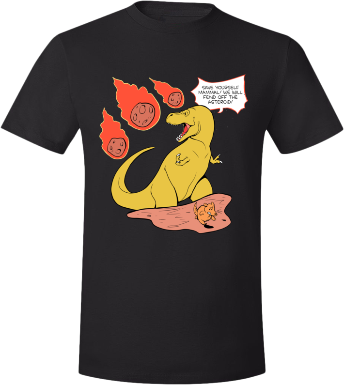 SMBC - Save Yourself Mammal Shirt from SMBC - Webcomic Merchandise 