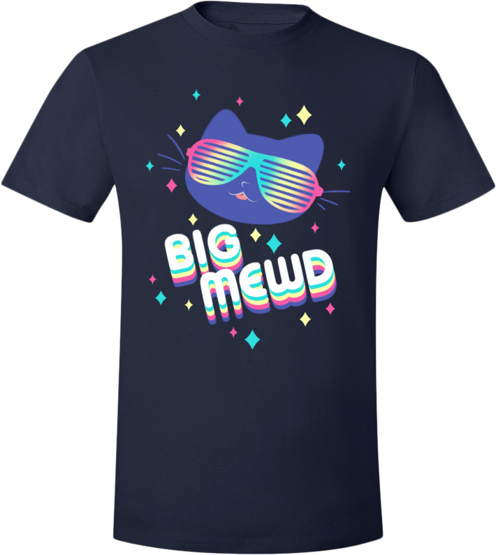 Big Mewd Tee from The Weave - Webcomic Merchandise