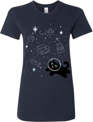 Catstronaut Tee (Women's) from The Weave - Webcomic Merchandise