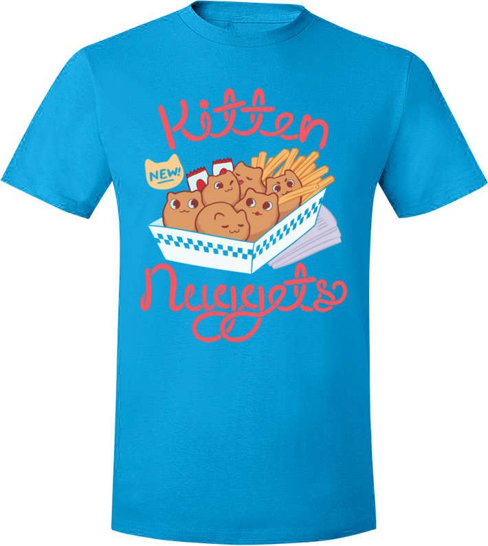 Kitten Nuggets Tee from The Weave - Webcomic Merchandise