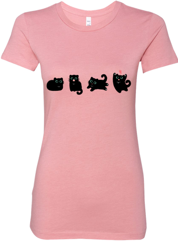 Kitten Party Tee (Women's) from The Weave - Webcomic Merchandise