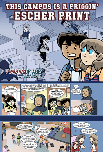 Dumbing of Age Vol. 1: This Campus Is A Friggin' Escher Print - Ebook from Dumbing of Age - Webcomic Merchandise
