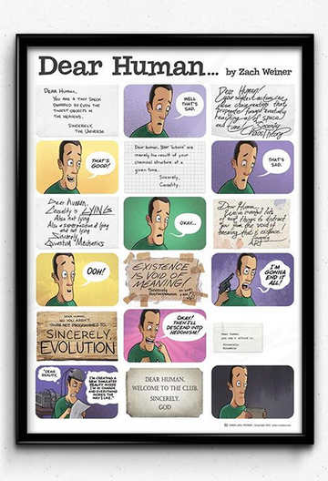 SMBC - Dear Human Poster from SMBC - Webcomic Merchandise