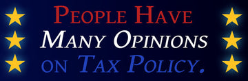 SMBC - "Tax Policy" Bumper Sticker from SMBC - Webcomic Merchandise