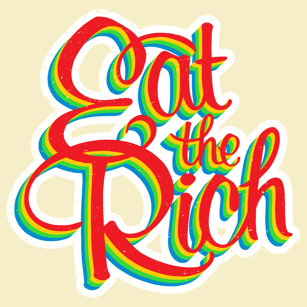 Eat The Rich T-Shirt Unisex from Wonderlust - Webcomic Merchandise