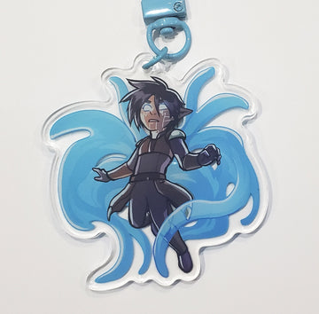 Felix clear acrylic charm