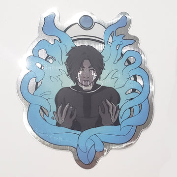 Felix silver metallic sticker