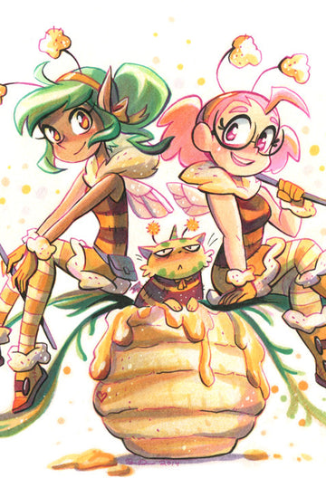 Harpy Gee - Harpy and Opal print from Harpy Gee - Webcomic Merchandise 