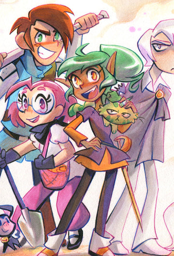 Harpy Gee - Podunkello Punks print from Harpy Gee - Webcomic Merchandise 