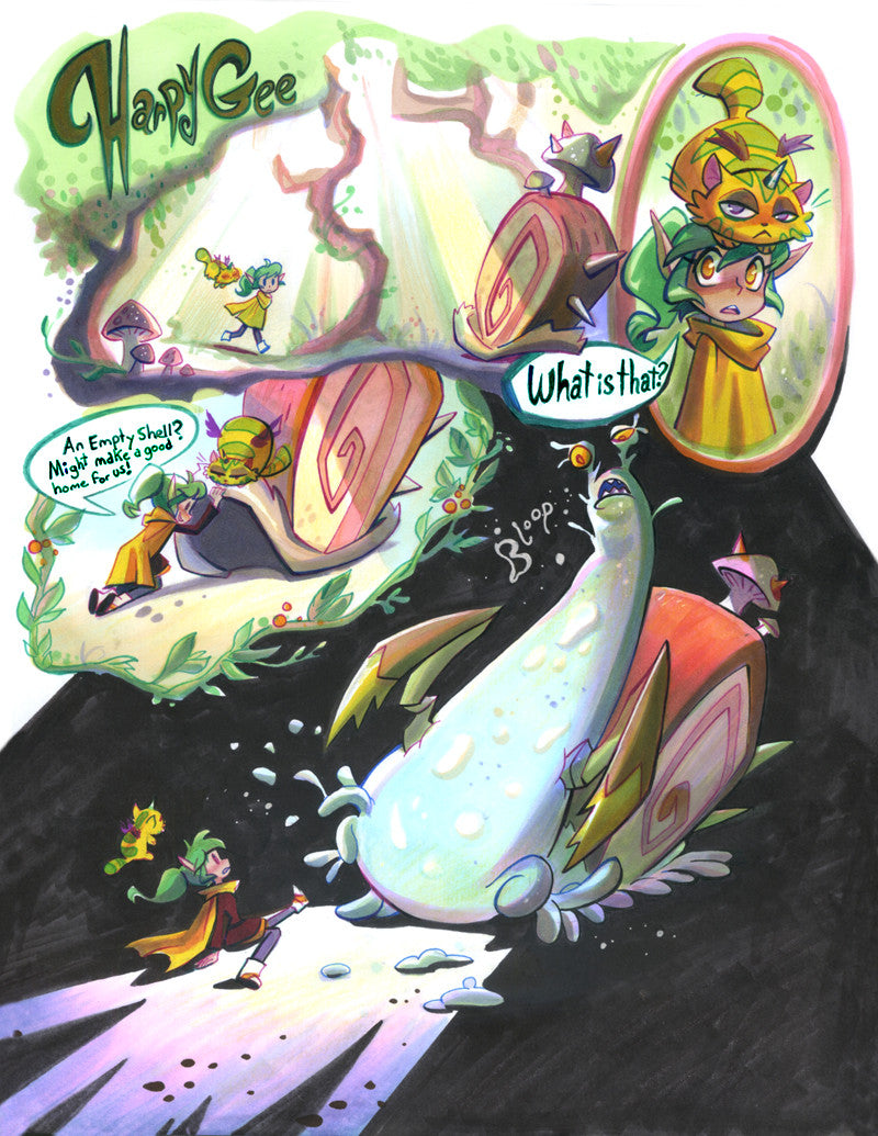 Harpy Gee Volume 1-2 (Combined Edition) from Harpy Gee - Webcomic Merchandise 