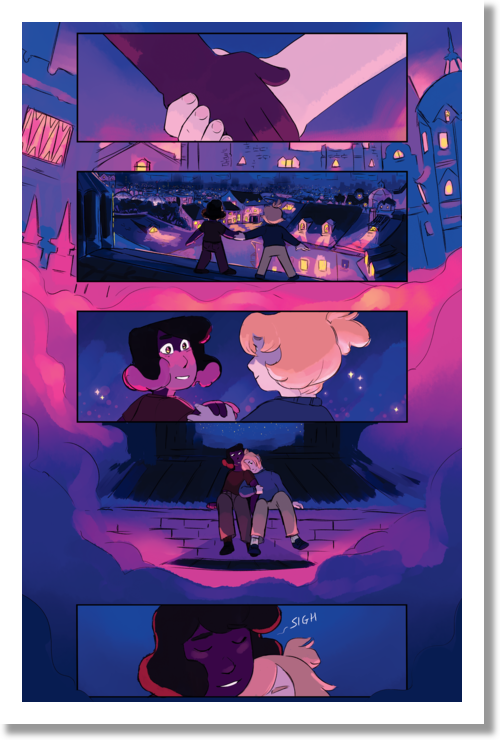 Demon Street - Rooftops Page Print from Demon Street - Webcomic Merchandise