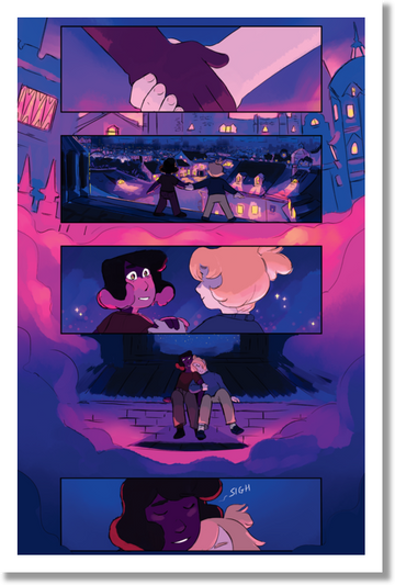Demon Street - Rooftops Page Print
