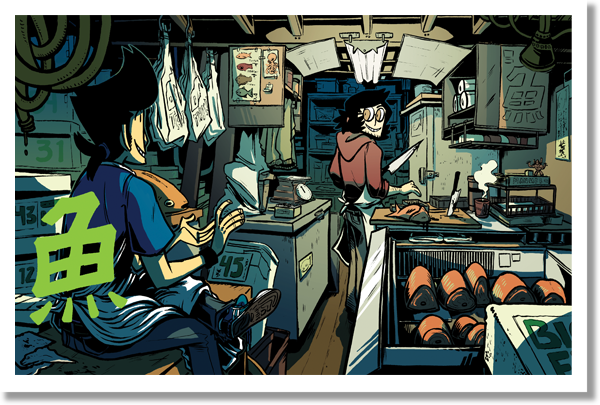 Sakana - 2012 Poster from Sakana - Webcomic Merchandise