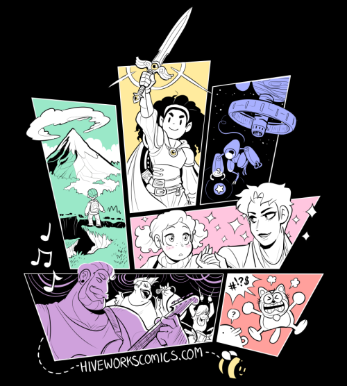 Hiveworks Comics Tee from Hiveworks - Webcomic Merchandise