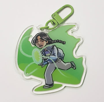Julian clear acrylic charm