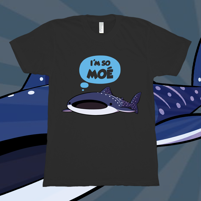 Whale Sharks Are Moe Shirt from Mary Cagle - Webcomic Merchandise