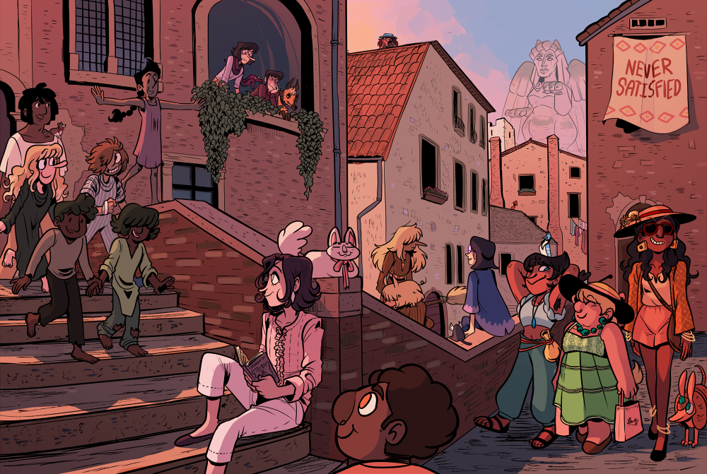 Never Satisfied - Let's Take A Day Off Print from Never Satisfied - Webcomic Merchandise