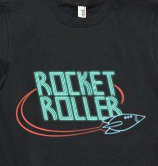 Rocket Roller Band Shirt from Rock Cocks - Webcomic Merchandise