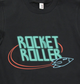 Rocket Roller Band Shirt from Rock Cocks - Webcomic Merchandise 