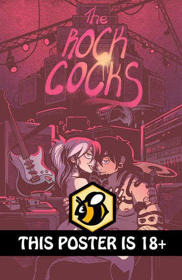 The Rock Cocks - Album Cover from Rock Cocks - Webcomic Merchandise