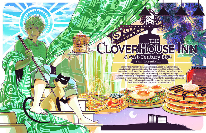 Saint for Rent - CloverHouse Inn print from Saint for Rent - Webcomic Merchandise 