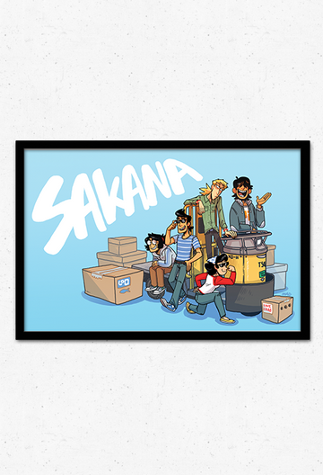 Turret Cart Poster from Sakana - Webcomic Merchandise
