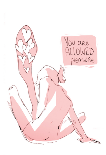 Go Get a Roomie You Are Allowed Pleasure Print (NSFW)