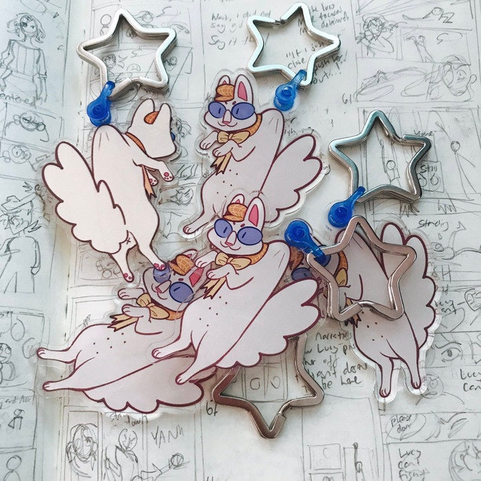 Ivy Keychain from Never Satisfied - Webcomic Merchandise