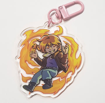 Tiara clear acrylic charm