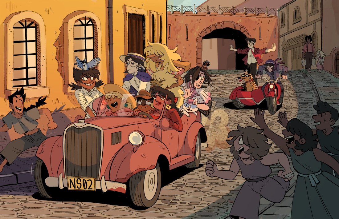 Never Satisfied- Let's Go For A Drive Print from Never Satisfied - Webcomic Merchandise