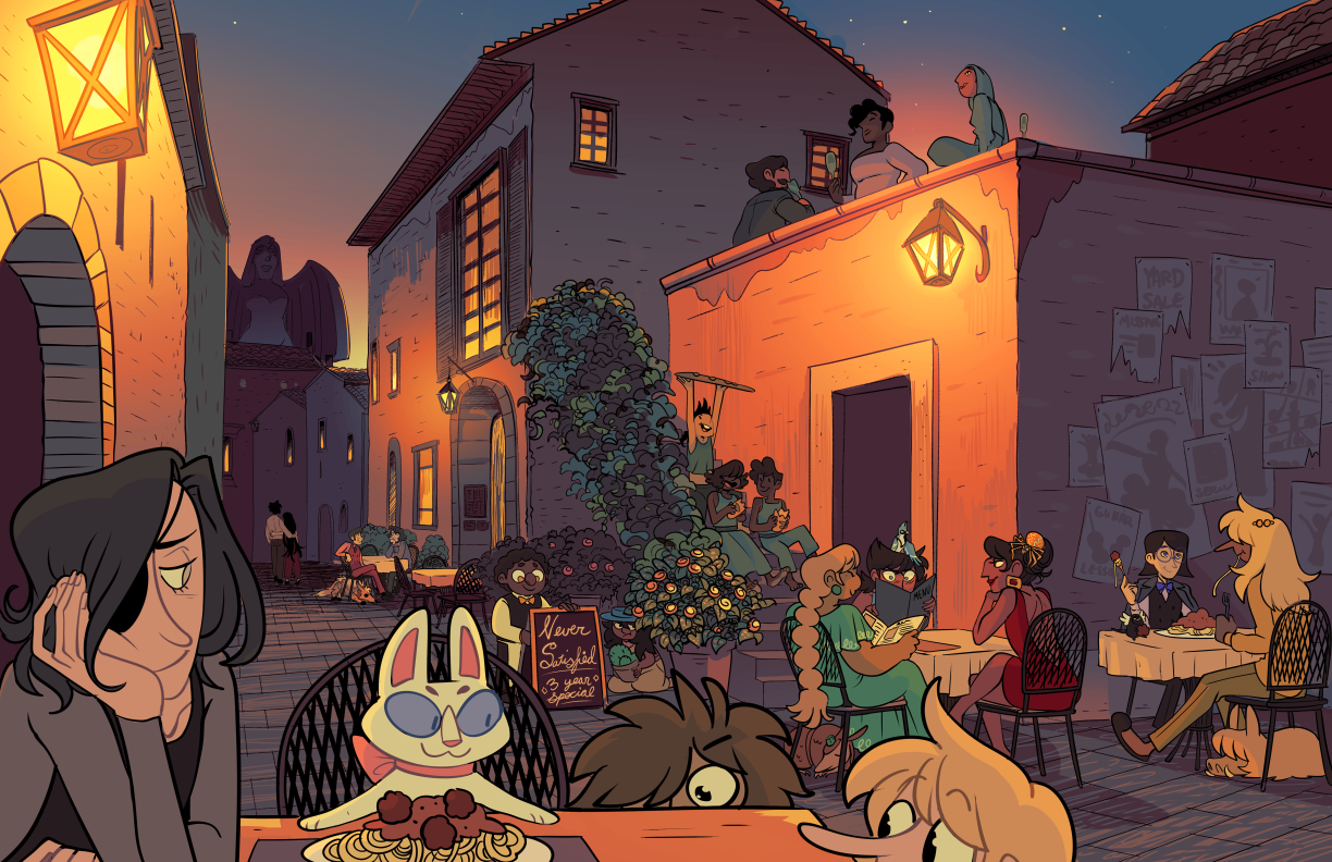 Never Satisfied- Let's Go Out For Dinner Print from Never Satisfied - Webcomic Merchandise